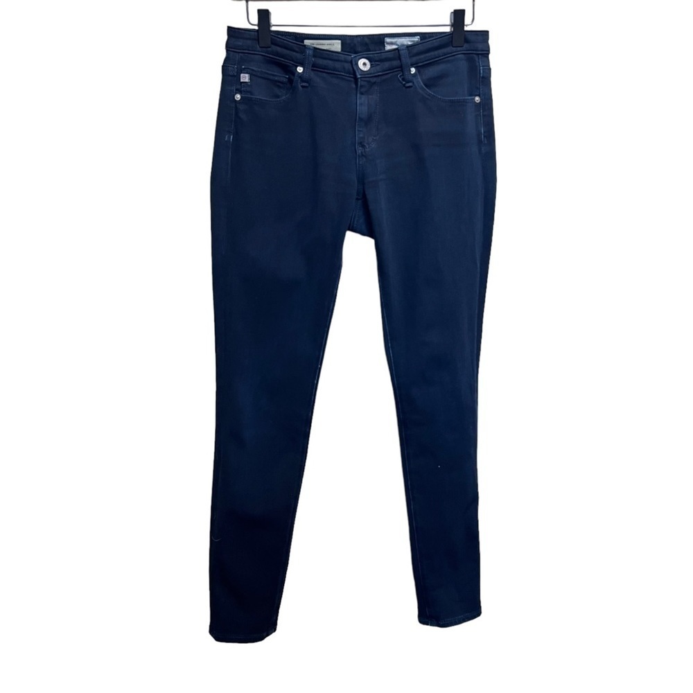 AG Adriano Goldschmied The Legging Ankle Skinny Ankle Jeans Size 27 Black Blue